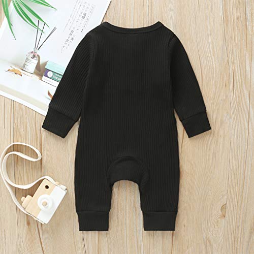 Newborn Baby Boy Girl Clothes Cotton Long Sleeve One Piece Romper Jumpsuit Footies Pajamas Outfit Unisex Baby Clothes3