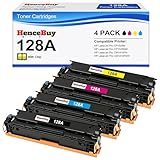 Contenu du produit : lot de 4 cartouches de toner 128A (1 toner noir 128A CE320A, 1 toner cyan 128A CE321A, 1 toner jaune 128A CE322A, 1 toner magenta 128A CE323A).