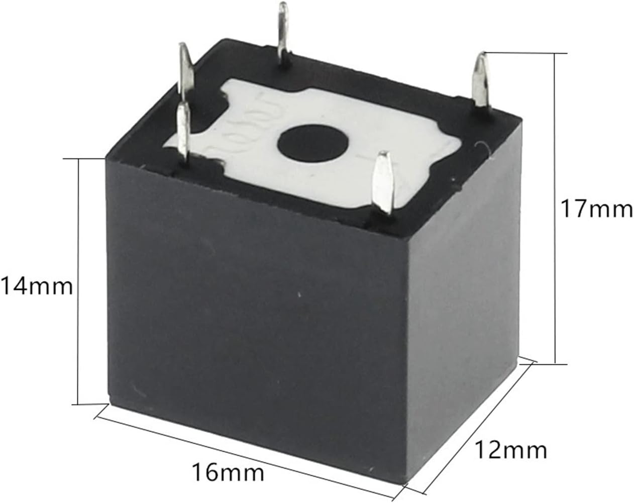 5PCS 5V 12V 24V 20A DC Power Relay SRA-05VDC-CL SRA-12VDC-CL SRA-24VDC-CL 5Pin PCB Type in Stock Black Automobile(SRA-12VDC-CL)