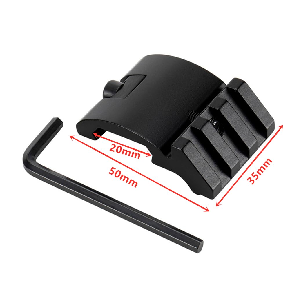 Aluminium Alloy 45 Degree 20 mm Low Profile Offset Picatinny Rail