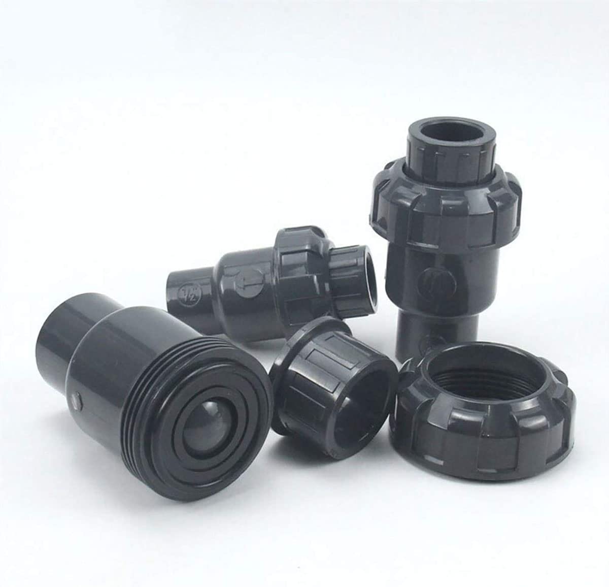 Zawór zwrotny UPVC - Zawór kulowy jednokierunkowy z PCW od 1,3 cm do 5 cm do systemów hydraulicznych (25 mm)