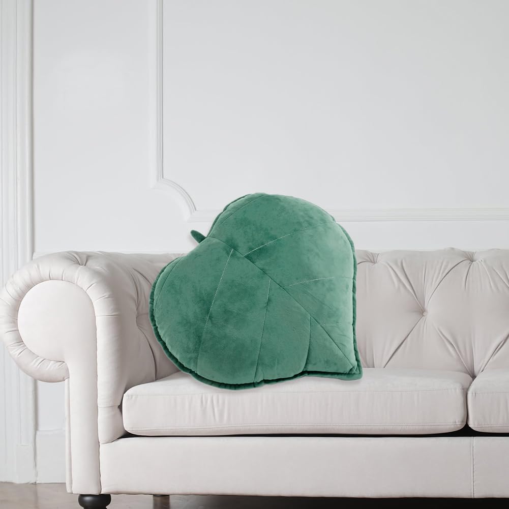 Coussin en forme de feuille pour canapé et fauteuil de salon moderne