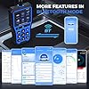 Bluetooth OBD2 Scanner with Battery Tester & Monitoring & Life Test - Support Checking Car Diagnostic Information on iPhone & Android, 2.8 inch HD Large Color Screen, TPU case Protection, Blue #5
