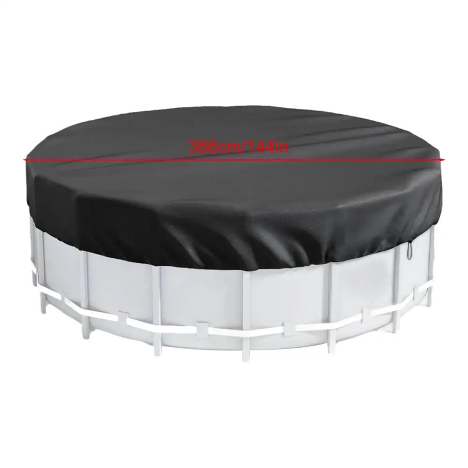 Coperture rotonde resistenti per piscine fuori terra da 8/10/12 FT - Coperte termali resistenti agli strappi e coperte solari per piscine - Soluzioni di protezione e sicurezza all'aperto