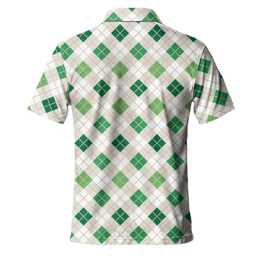 Funny Golf Shirts for Men, Hawaiian Polo Shirts for Men Unisex Casual Shirt Mens Polo Shirts Short Sleeve3