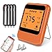 Price comparison product image MinSoHi Grill Thermometer Wireless Remote Digital Food Cooking Thermometer for BBQ Smoker Grilling Barbecue Kitchen Oven Meat Thermometer with 4 Probes,Timer Functions, Support iOS & Android