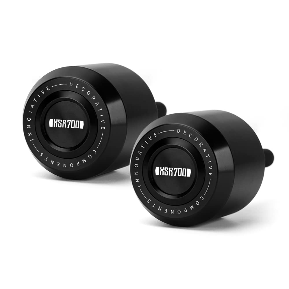 Modeer Kompatibel mit Ya.maha XSR700 2016-2024 Motorradrahmen Antikollisions-Fallschutz Slider Crash XSR 700 Zubehör (Schwarz)