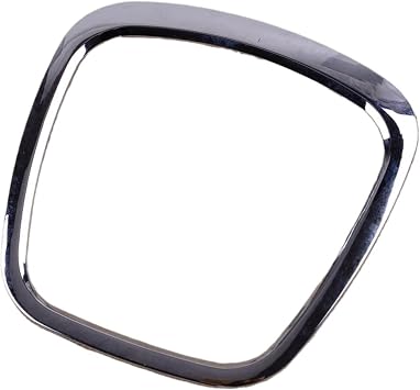 Chrome ABS Steering Wheel Center Logo Cover Trim Frame Fit For A3 A4 A5 A6 A8 Q5 Q7