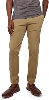 Dockers Men's City Tech Trouser Slim Fit Smart 360 Tech Pants, New British Khaki, 32Wx32L