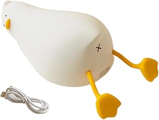 アヒル ナイトライト,3段階タッチ 横になるアヒル ホームデコレーション | 子ども用ナイトライト - 家庭 寝室 ベッドサイド 保育園 幼稚園 デスクトップ テーブルトップ トイレ 冬 日常 用