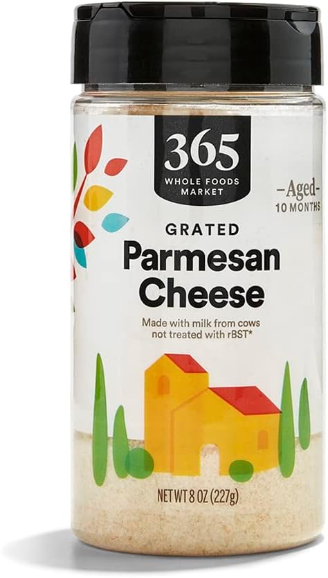 365 by Whole Foods Market, Grated Parmesan Cheese, 8 oz
