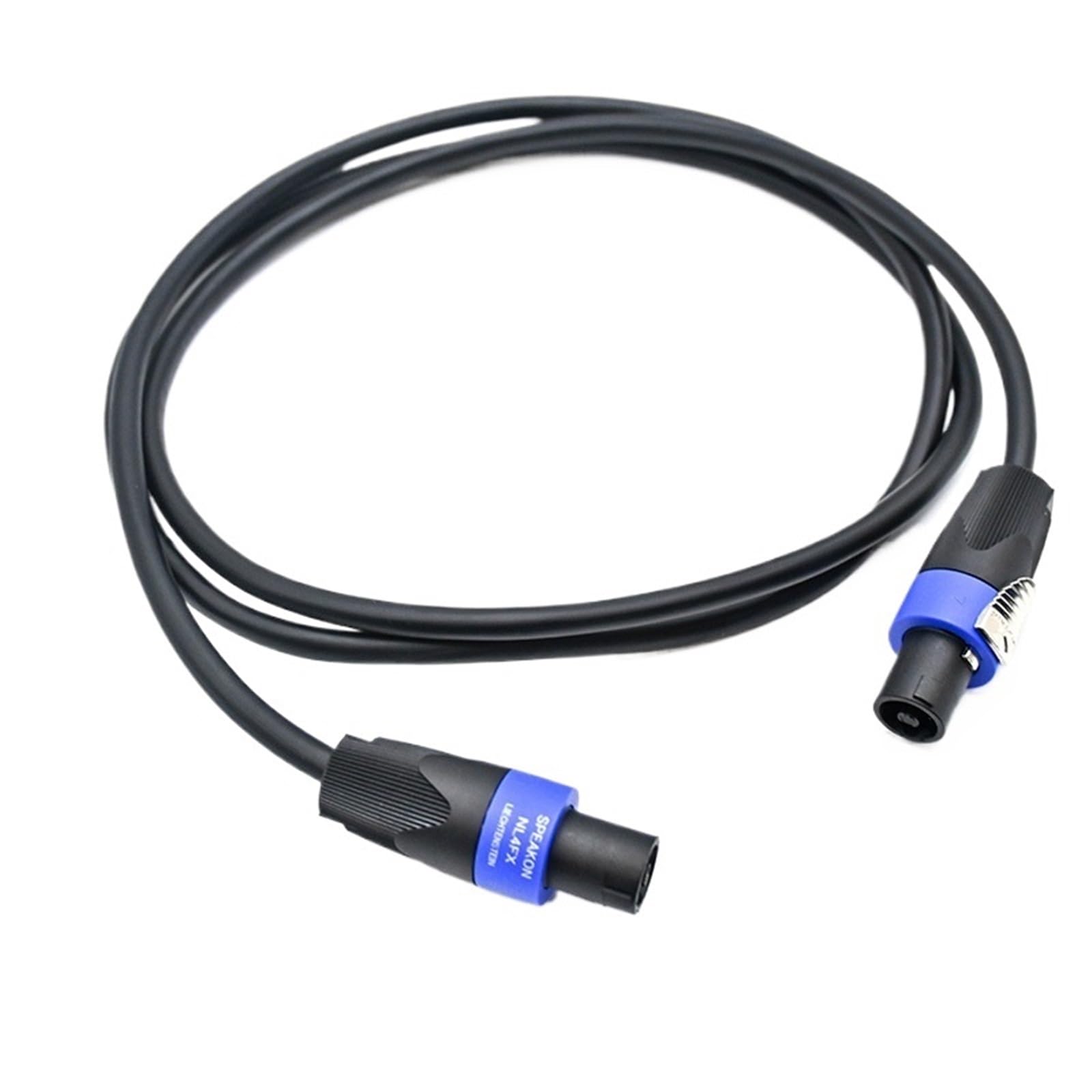 Profesjonalny kabel głośnikowy audio NL4FX, 20 m, 10 m, 5 m, 3 m, 2 m, 1,5 m, NL4, 4-biegunowy, 2-żyłowy, OFC, kabel zasilający z czystej miedzi (3 metry, NL4FX 2 x 1,5 mm²)