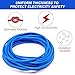 S SYDIEN 18 Gauge Wire 18 awg Stranded Wire PVC Cord Copper Cable 5M/16.4Ft Single Core Flexible Extension Power Cord Remote Wires for Amp Auto with Connection Terminals & Push-Pull Switch