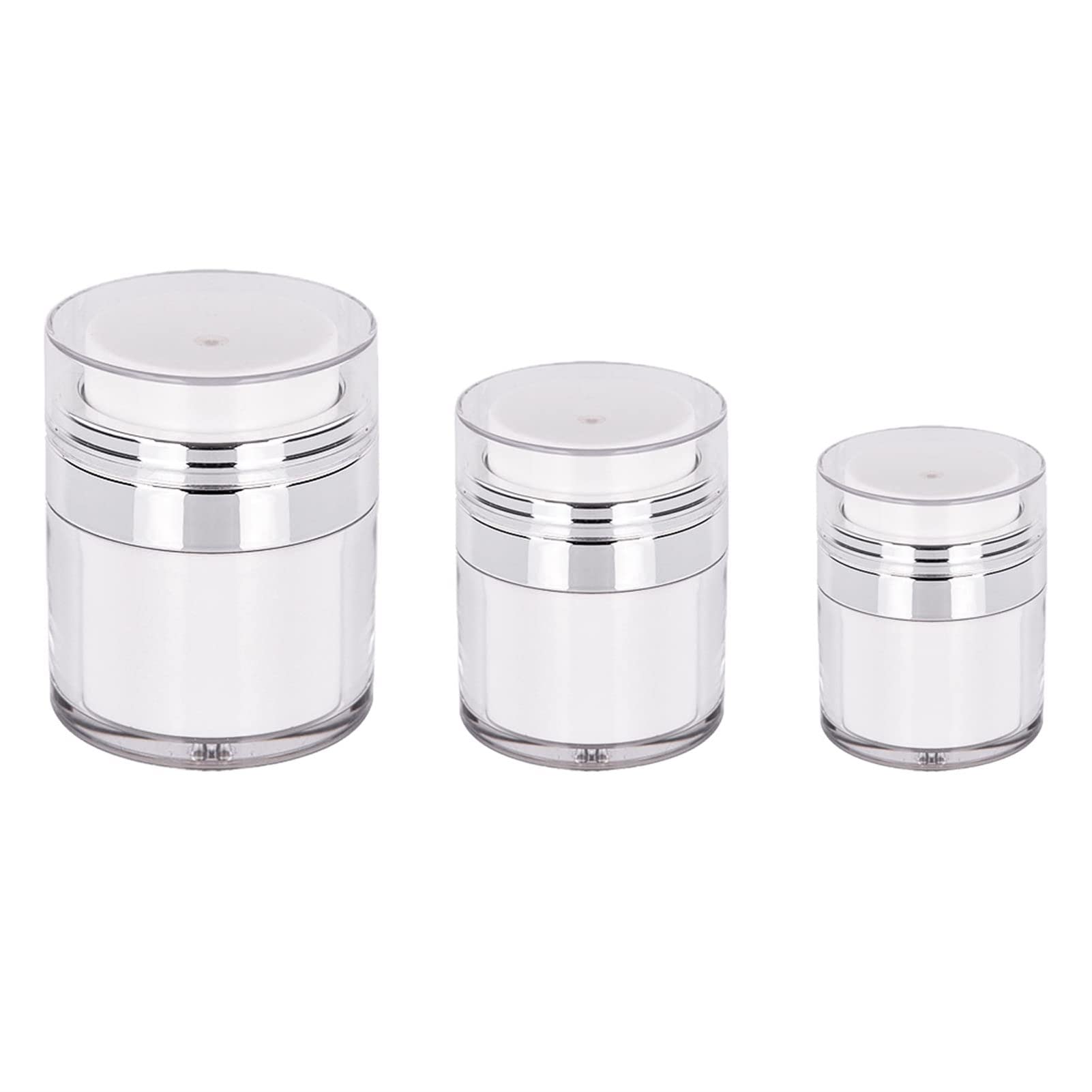 Vasetti Dispenser Crema Viso 50ml - Contenitori Riutilizzabili Con Pompa Per Cosmetici E Viaggio - Foto 4