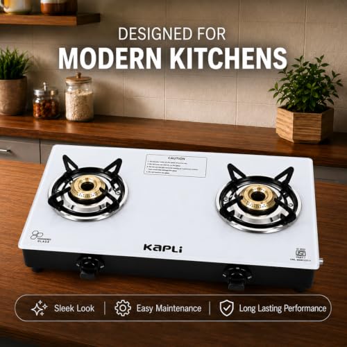 KAPLI 2 Burner Manual Gas Stove White - Image 7