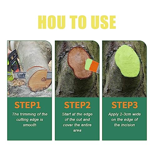 MQSHUHENMY Tree Wound Sealer, Tree Wound Pruning Sealer, Tree Grafting Paste, Bonsai Cut Paste, Pruning Sealer, Plant Grafting Paste Smear Tree Repair Ointment Agent Repair Tools (1Pcs)