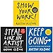 Produktbild Austin Kleon Collection 3 Books Set (Show Your Work, Steal Like An Artist & Keep Going)