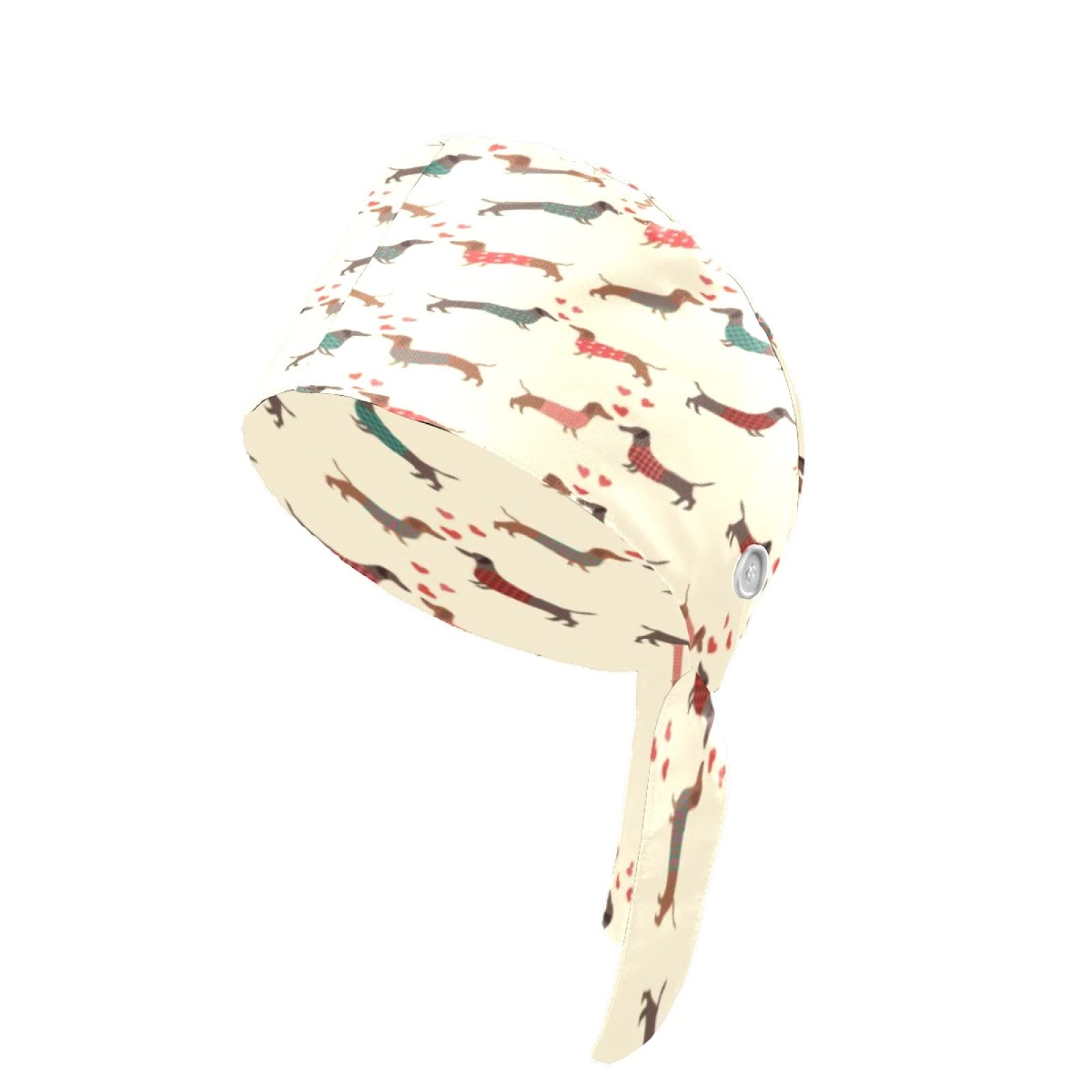 Cappello da lavoro da donna regolabile con bottoni a fascia per sudore