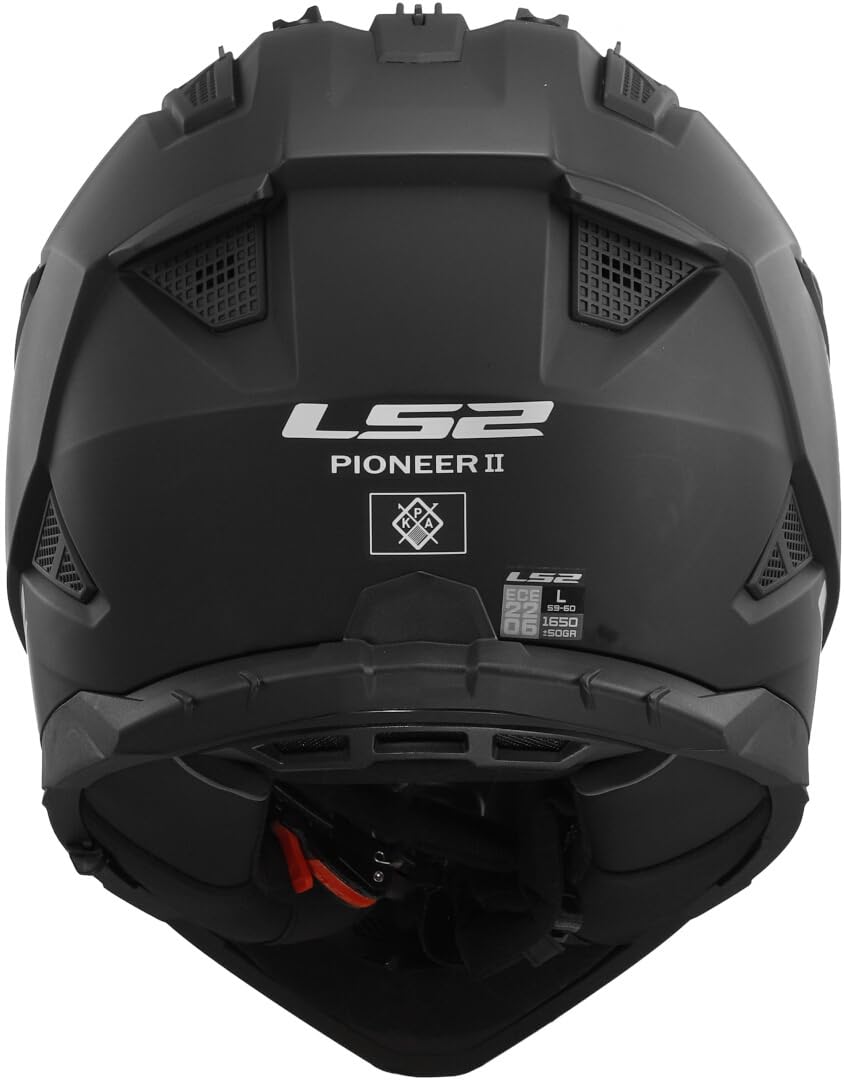 LS2 Unisex Pioneer II Noir Mat Motocrosshelme