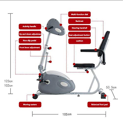 Image of Folding Treadmills Electric Pedal Exerciser for Seniors Portable Fitness Cycle for Arm /Leg Exercise Cycling Trainer Stationary Exercise