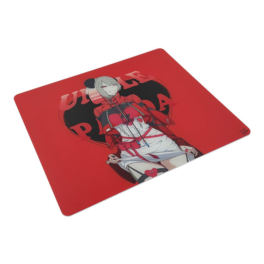 Amazon.co.jp: Uncle Panda RED ガラスマウスパッド【日本正規代理店
