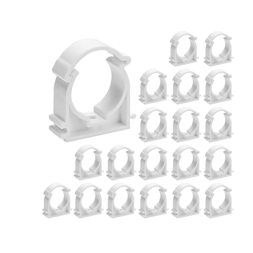 20 Colliers De Serrage Plastique Pour Serre - Fixation Tuyaux 19mm - ABS/PC Résistant - Jardin, Salle De Bain