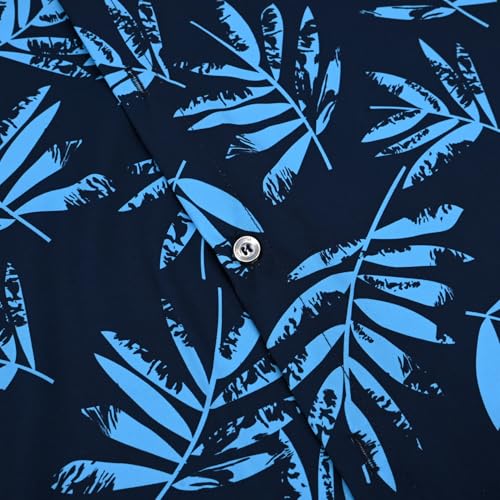 Image of Hawaiian Shirt for Men Tropical Shirts Summer Beach Button Down Short Sleeve Luau Aloha Floral Cruise Vacation Outfit 2026