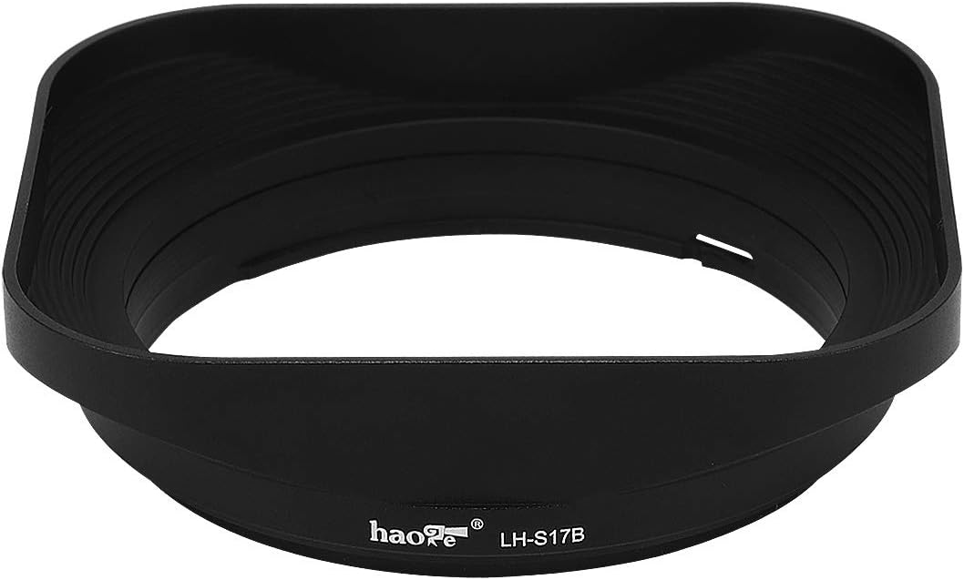 Haoge LH-S17B Bayonet Square Metal Lens Hood Shade for Sony Vario-Tessar T* E 16-70mm F4 ZA OSS SEL1670Z Lens
