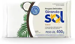 Girando Sol Sabão Em Barra Coco 400G