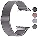 Produktbild Mediatech Ersatzarmband Kompatibel mit Apple Watch Armband 44mm 42mm 40mm 38mm Edelstahl-Armband, Wechselarmband mit Magnetverschluss kompatibel mit iWatch Series 6/5/4/3/2/1 (40mm/38mm, Spacegray)