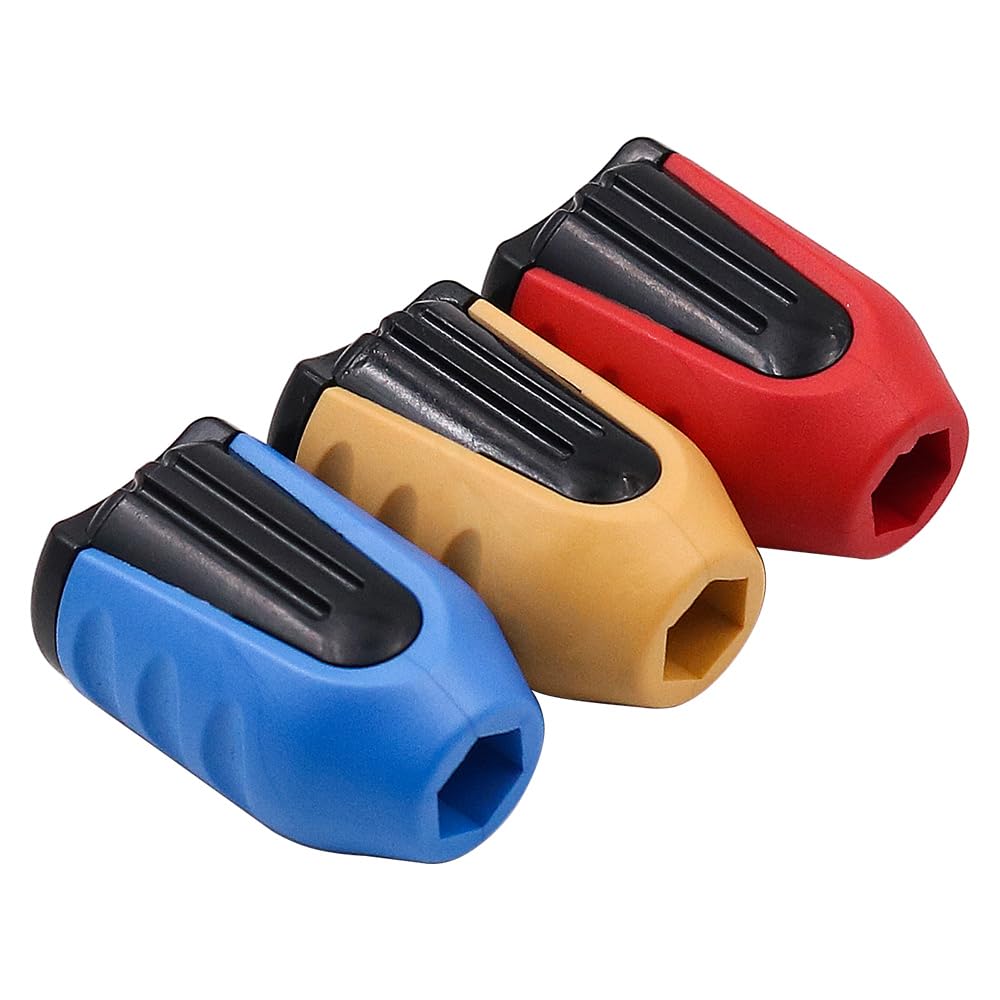 Anello magnetizzatore per Punta per cacciavite Rimovibile da 3 Pezzi, Supporto Magnetico in plastica per cacciavite per Punte per cacciavite con Gambo da 1/4 di Pollice