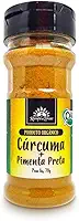 Cúrcuma com Pimenta Preta Orgânica Frasco 70g Kampo de Ervas