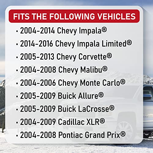 Hvac Blend Door Actuator - Compatible With Chevrolet Impala 2004-2013 - Replaces 1573517, 1574122, 15844096, 22754988, 52409974, 604-108, 15-74122, 604108 - Heater Temperature Air Door Actuator #TOP5