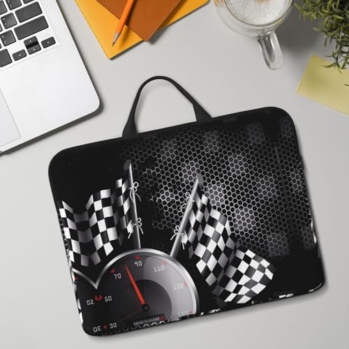 Funda para laptop de 14" diseño checkered flag miniatura 5