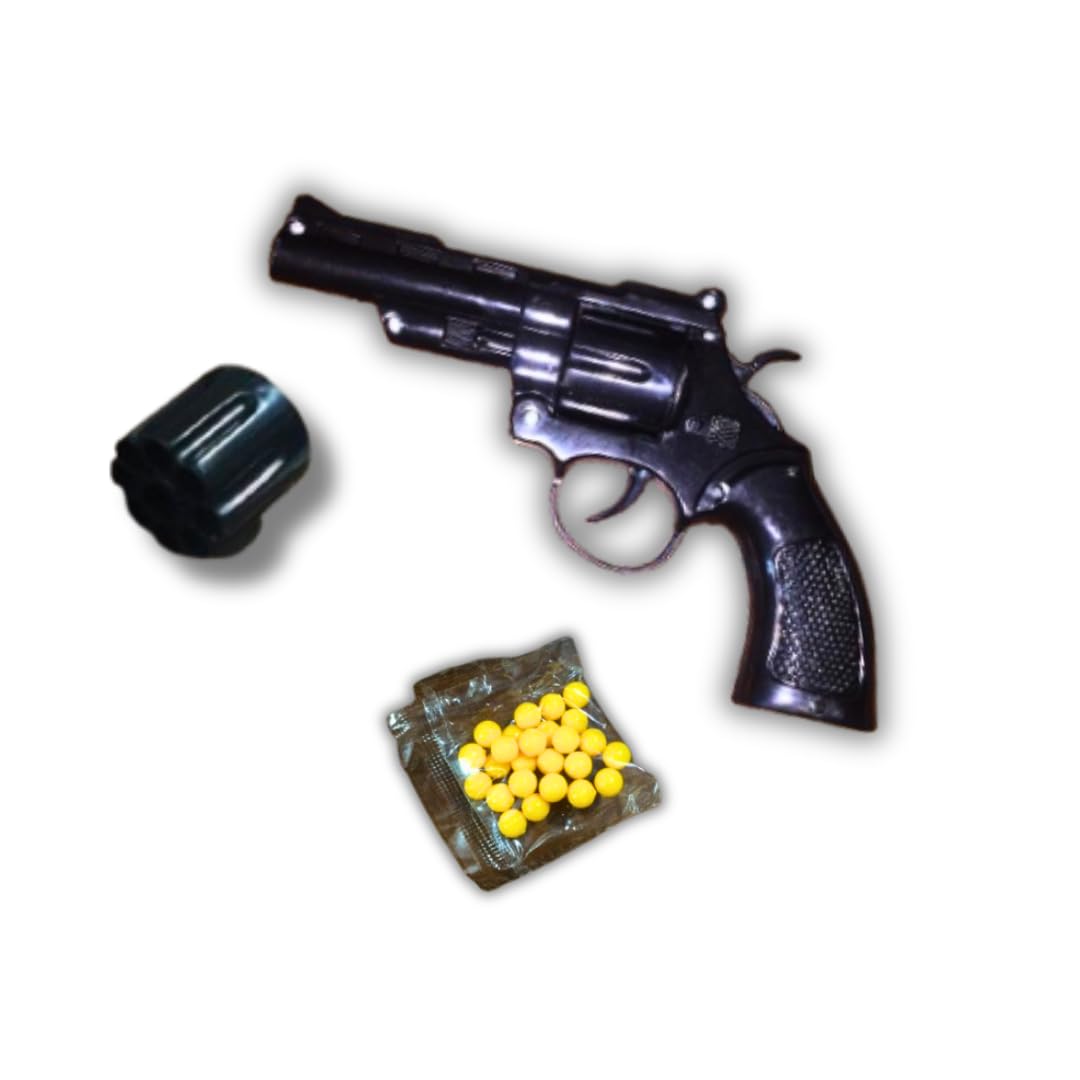 Small Plastic Toys Soft Bullets Gun Pistol Soft for Gift to Birthday Boy Kids. Set of 1 (Set 1)