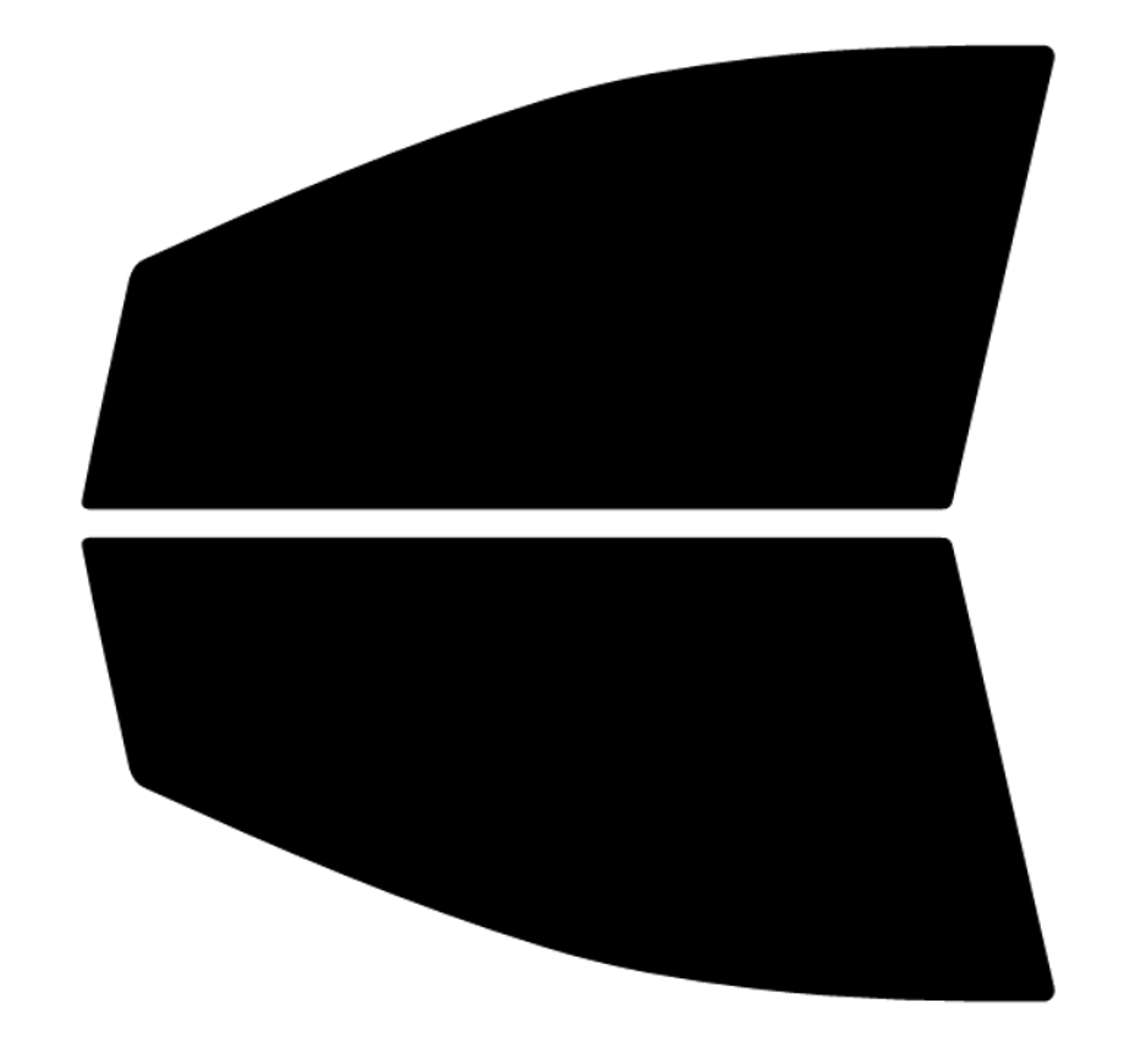 True Line Automotive Precut Auto Window Tint Compatible with Ford Escape 2013-2019 - 20% Front Sides Only - Front Car Window Tint - Window Tint for Cars - Ceramic Window Tint Kit