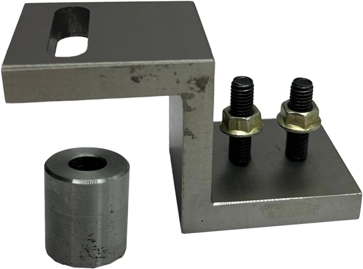 MachEl Z-Type Cast Iron Angle Plate: Ideal for Mounting Mini Vertical Milling Slide on Mini Lathes