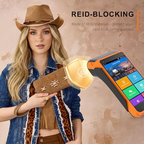 Image of Wrangler Wristlet Wallet, Women Clutch Purses RFID Blocking with Aztec Boho Western Wrist Strap, Wristlet Purse with Zipper Pocket Card Holder for Women Girls Casual Travel Daily, WG310-W006KH