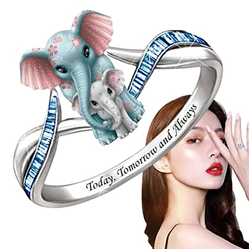 2 Elephant - Romantic Metal Elephant | Animal Themed Jewelry for Anniversaries Weddings Dating Pisole