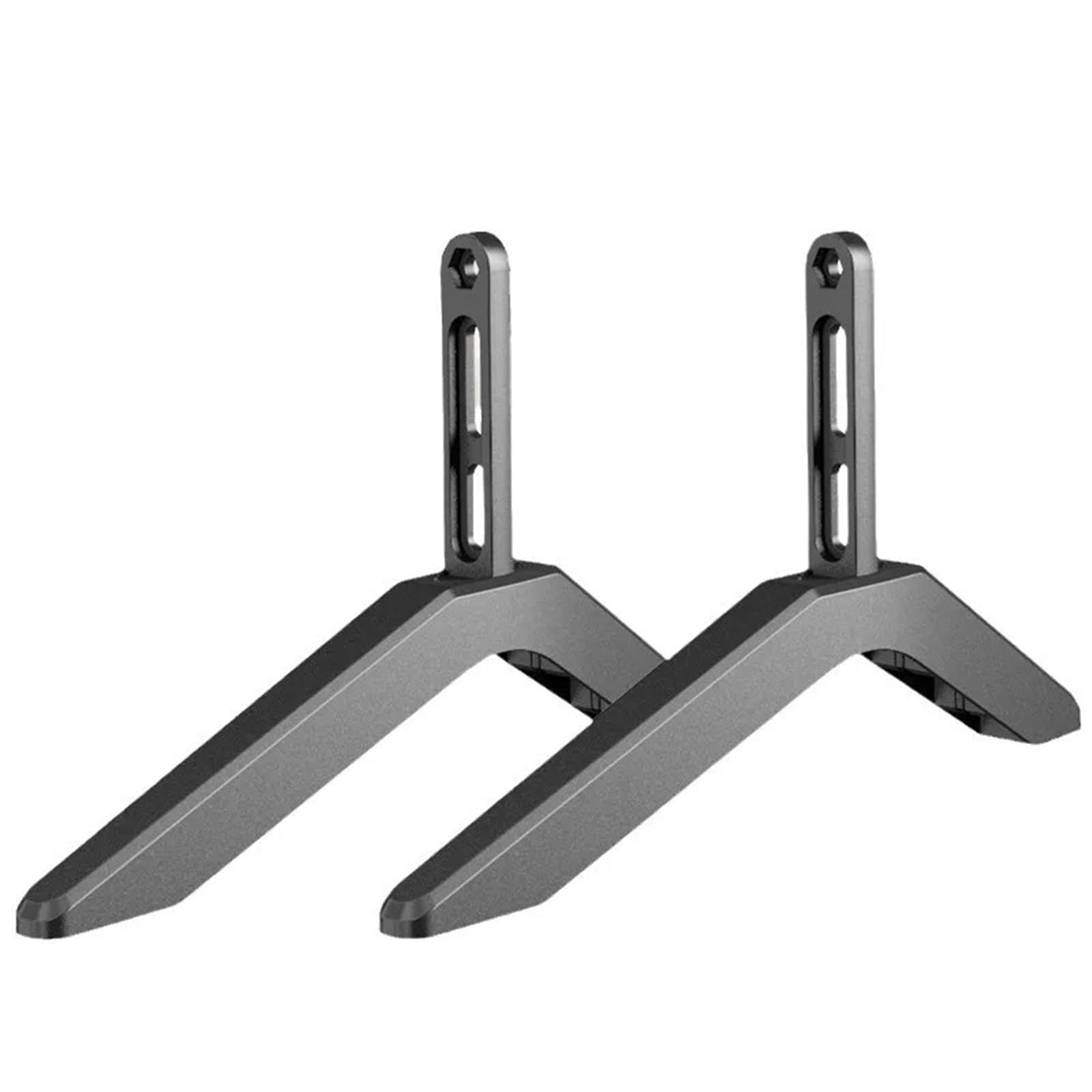 INFRI 2 soportes universales para TV, base de TV LCD, LED, altura de la pantalla, patas elevadoras de altura, soporte de mesa para televisión