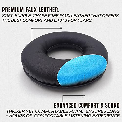 Image of GoFree Replacement Ear Cushions for Sony WH-CH510 / Sony WH-CH500 Ear Pads /Ear Cups /Cushion Pads Compatible with Sony WH-CH510 / Sony WH-CH500 (Black)