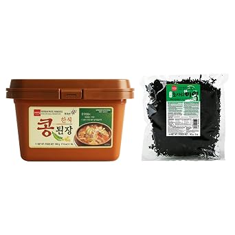 وانغ الكورية Doenjang و Baby Seaweed Dried Slices   