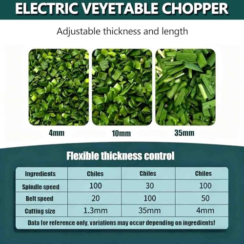 Set eléctrico cortador de verduras comercial miniatura 5