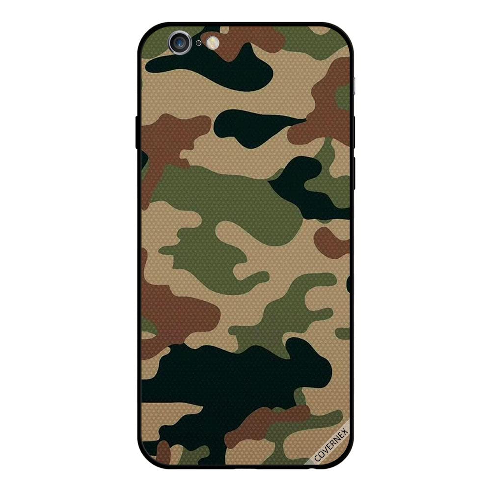 iPhone 6 Plus Case Cover Leather Camuflage Pattern