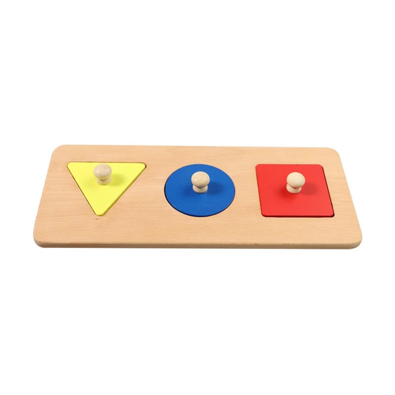 Montessori Tablero de Rompecabezas de Madera Ayuda de enseñanza sensorial, Rompecabezas de Panel de Perilla de Madera