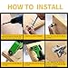 Walfront 42PCS M4~M6 Stainless Steel External Hex Expansion Bolt Plasterboard Screw Combination Kit Hand Tool Accessory for Industry, Expansion Series