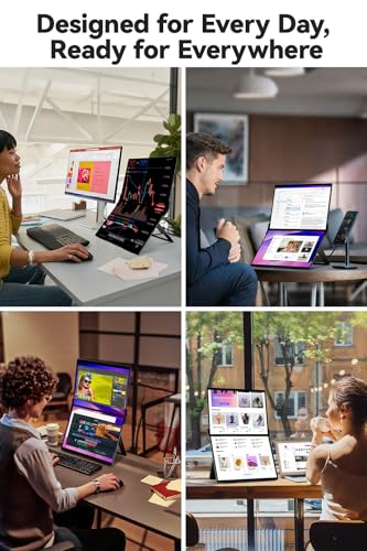 Image of EHOMEWEI X1 Air, 14.2 Inch 2.8K IPS Display, 90Hz Dual-Screen, 400 Nit Brightness, 100% sRGB (Dual-Screen 14.2 inch No-Touch, 14.2 inch)