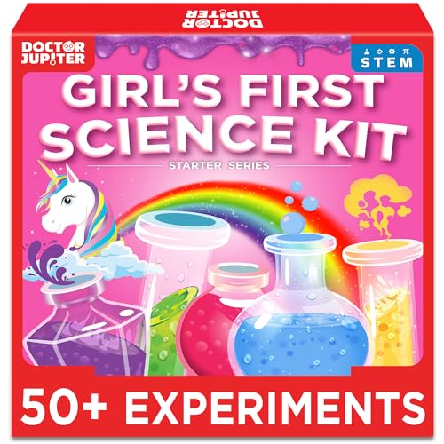 Doctor Jupiter Girls’ First Science Kit, Chemistry Set for Kids