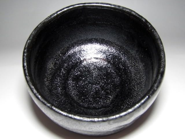 Amazon.co.jp: 楽十二代 弘入 黒茶碗(隠居印) 「颯々」 表千家十