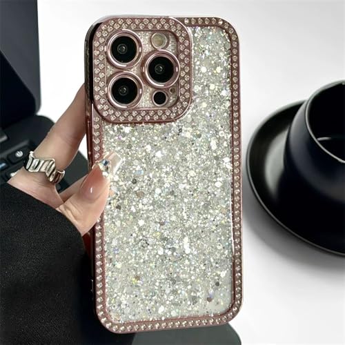 Coque paillettes iPhone 14 Pro Max souple pour vos soirées chic